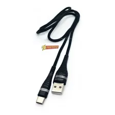 Cabo Usb Carregamento Rápido Compatível Com Tipo C Cor Preto