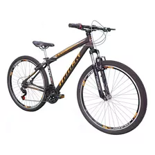 Mountain Bike Aro 29 Bicicleta Suspensao Black 29 V Break 21 Cor Preto/laranja Tamanho Do Quadro 19