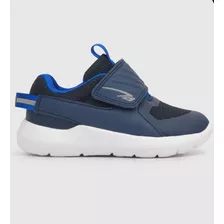 Zapatillas Deportivas Con Velcro, Azul, Colloky