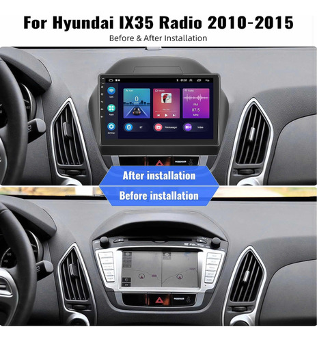 Radio Android Hyundai Tucson Ix35 Carplay Foto 2