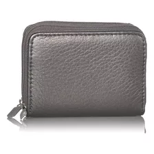 Cartera Buxton Pebble Wizard Para Mujer, Peltre, Talla Única