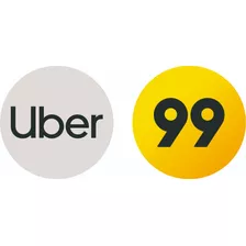 Adesivo De Identificação Motorista De Aplicativo Uber E 99