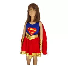 Fantasia Super Girl Aventureira Luxo