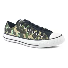 Zapatilla Converse Baja Camuflada Urbana 168333c #