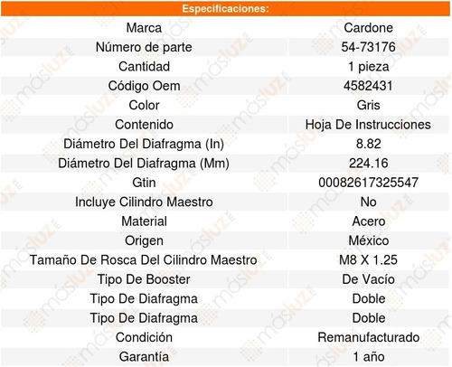 Booster Frenos Dodge Intrepid 1998 Al 2001 Cardone Foto 5