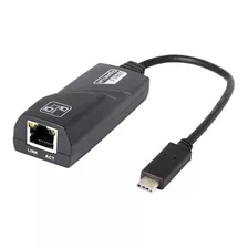 Gigabit Adaptar Lan Rede Usb Type-c 3.0 10/100/1000 Com Nf