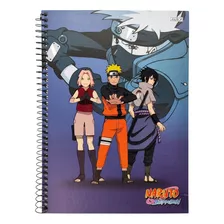 Naruto Caderno Universitário Espiral Capa Dura 1 Matéria