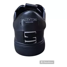 Tenis Valentino De Hombre Talla 27 Mx Negro/negro Khu8202