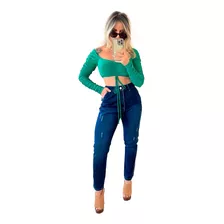 Calça Slouchy Jeans Feminino - 013.39.0015