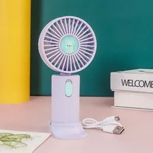 Mini Ventilador De Escritorio, Portátil, Pequeño, Silencioso