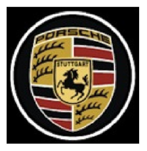 Par Luz Cortesia Proyector Puertas Porsche Auto Carro Logo Foto 3
