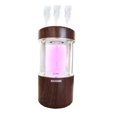 Humidificador Anti Gravedad Gotas De Agua Madera Usb Rgb 680