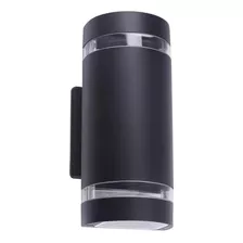 Lámpara Bidireccional De Pared Artlite Ade-006 Color Negro 90v/240v Por 1 Unidad