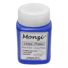 Limpa Prata Monzi 125 Ml Brilho Corrente De Prata Pulseira