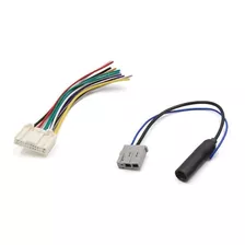 Conector Som + Plug Antena Frontier March Tida Versa Subaru