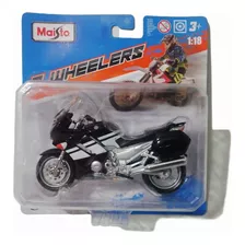 Moto Maisto Yamaha Fjr1300 Negro Escala 1:18