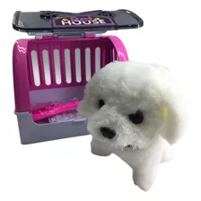 Juguete Mascota Perro Con Movimiento, Guacal Y Accesorios