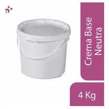 Crema Base Neutra Hidrosoluble - 4 Kg - Libre De Parabenos