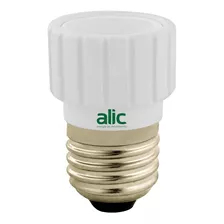 Adaptador E27 A Gu10 Apto Lamparas De Led Dicroicas Color Blanco