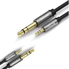 Cable Trs Stereo Macho 3.5mm - 6.5mm Chapado Oro Mp3 Pc Pvc