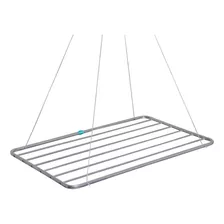 Mor Varal De Teto Alumínio 90cm Cor Cinza