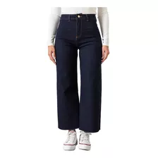 Jean Pantalon Mujer Wide Leg Elastizado