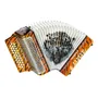 Tercera imagen para búsqueda de acordeon hohner corona 2 blanca
