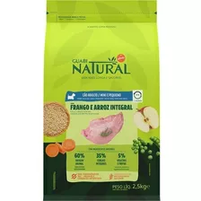 Guabi Natural Adulto Frango Raças Pequenas 2,5 Kg