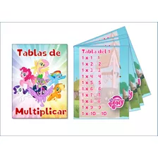 My Little Pony Tablas De Multiplicar Digital 