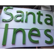 Letras Com Rebaixo Santa Ines Pvc Expandido Espessura 20mm