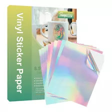 Vinil Para Impresión Inkjet Adhesivo Holográfico 20 Hojas Stampcolour 