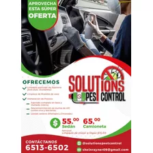 Servicio De Fumigación Y Limpieza De Tapicería