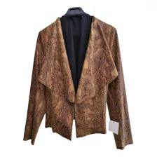 Chaqueta Animal Print Dorado