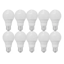 Pack X10 Lampara Led 15w = 100w Luz Fría 6500k Glowlux E. A Color De La Luz Blanco Frío