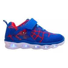 Zapatillas Marvel Spiderman Con Luces Art. 7006 Del 24 Al 33