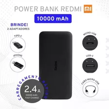 Power Bank 10.000 Mah Xiaomi Compatível C/iPhone 12 Pro Max