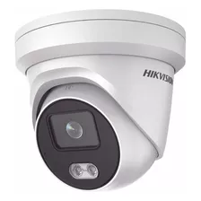 Camara Domo Ip 4mp Color 24/7 Lente 4mm Luz 30m Color Blanco