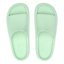 Slide Feminino Chinelo Nuvem Macio Conforto Sapatore Verde