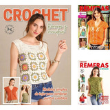 Pack 3 Revistas Tejido Crochet Remeras FÃ¡ciles De Tejer