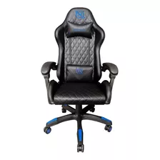 Silla Gamer Reclinable 145° Ergonomica Barata Nsg-01 Color Negro/azul