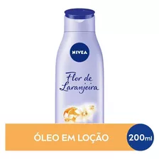  Loção Para Corpo Nivea Óleos Essenciais Flor De Laranjeira E Óleo De Abacate En Tubo 200ml Flor De Laranjeira