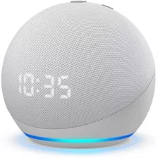 Echo Dot 4 Con Reloj - Parlante Inteligente Color Acero