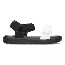 Sandalia Kappa Autenthic Cloty Negro / Blanco Hombre - Salas