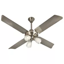 Ventilador Techo Severbon Vta420pp Plata C/luz Maitess