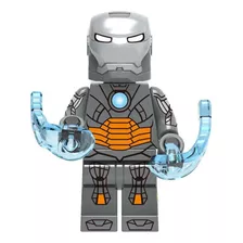 Boneco Blocos De Montar Homem De Ferro Armadura Mark Mk12