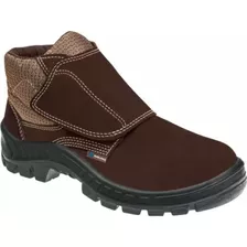 Bota Botina Masculina Marluvas 50b26 Velcro Composite 