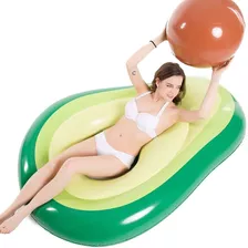 Flotador Salvavidas Aguacate Gigante Inflable Para Alberca