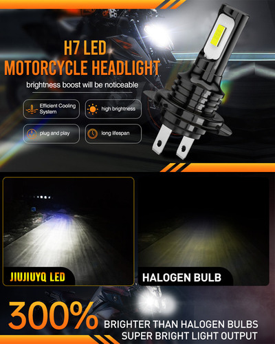 Faros Led For Honda Goldwing 1800 Gl1800 Interceptor Vfr800 Foto 6