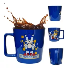 Caneca Sonic Jogo Retrô Video Game Xícara De Porcelana 500ml