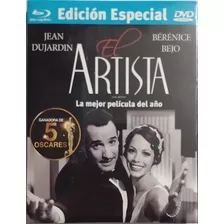 El Artista Jean Dujardin Pelicula Blu-ray + Dvd Nuevo Sellad